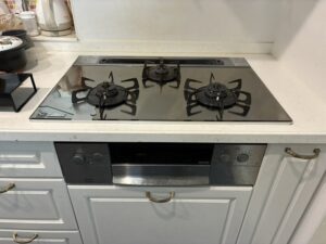 愛知キッチン取付け隊　ガスコンロの取替　施工前